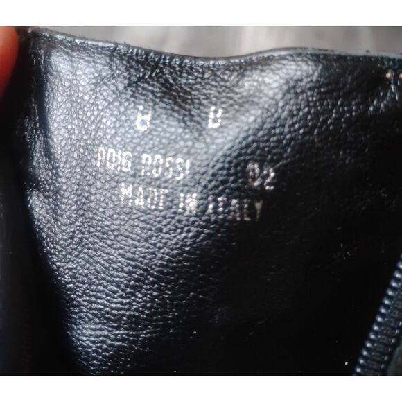 Coach Rossie Italian Black Patent Leather Women's Size 7.5 Ankle Boots - Picture 10 of 10